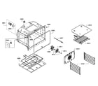 Bosch HBL3460UC/04 oven assy diagram