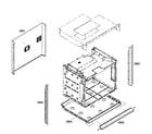 Bosch HBL5450UC/02 cabinet assy diagram