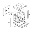 Bosch HBL5450UC/03 cabinet assy diagram