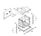 Bosch HBL5450UC/06 cabinet assy diagram