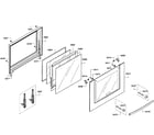 Bosch HBL5450UC/08 door assy diagram