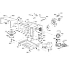 Bosch HBL5750UC/01 microwave parts diagram