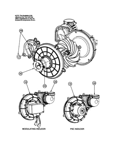 Inducer assy