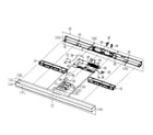 Samsung HW-F550/ZA-ZZ01 cabinet parts diagram