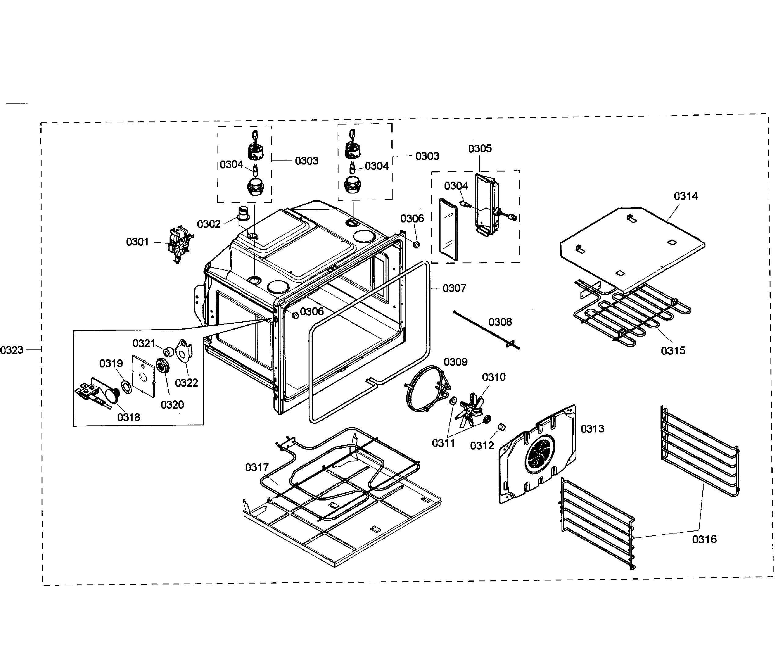 UPPER OVEN ASSY