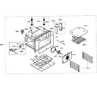 Bosch HBL8650UC/01 upper oven assy diagram