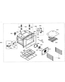 Upper oven assy