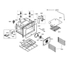 Bosch HBL8650UC/02 upper oven assy diagram