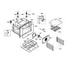Bosch HBL8650UC/02 lower oven assy diagram