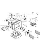 Upper oven assy