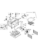 Upper oven assy