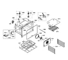 Bosch HBL8650UC/06 upper oven assy diagram