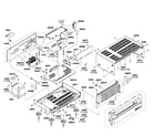 Onkyo HT-S6500 cabinet parts diagram