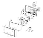 Samsung UN19F4000AFXZA cabinet parts diagram