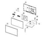 Samsung UN22F5000AFXZA-FP02 cabinet parts diagram