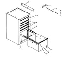 Craftsman 706116180 tool cart diagram