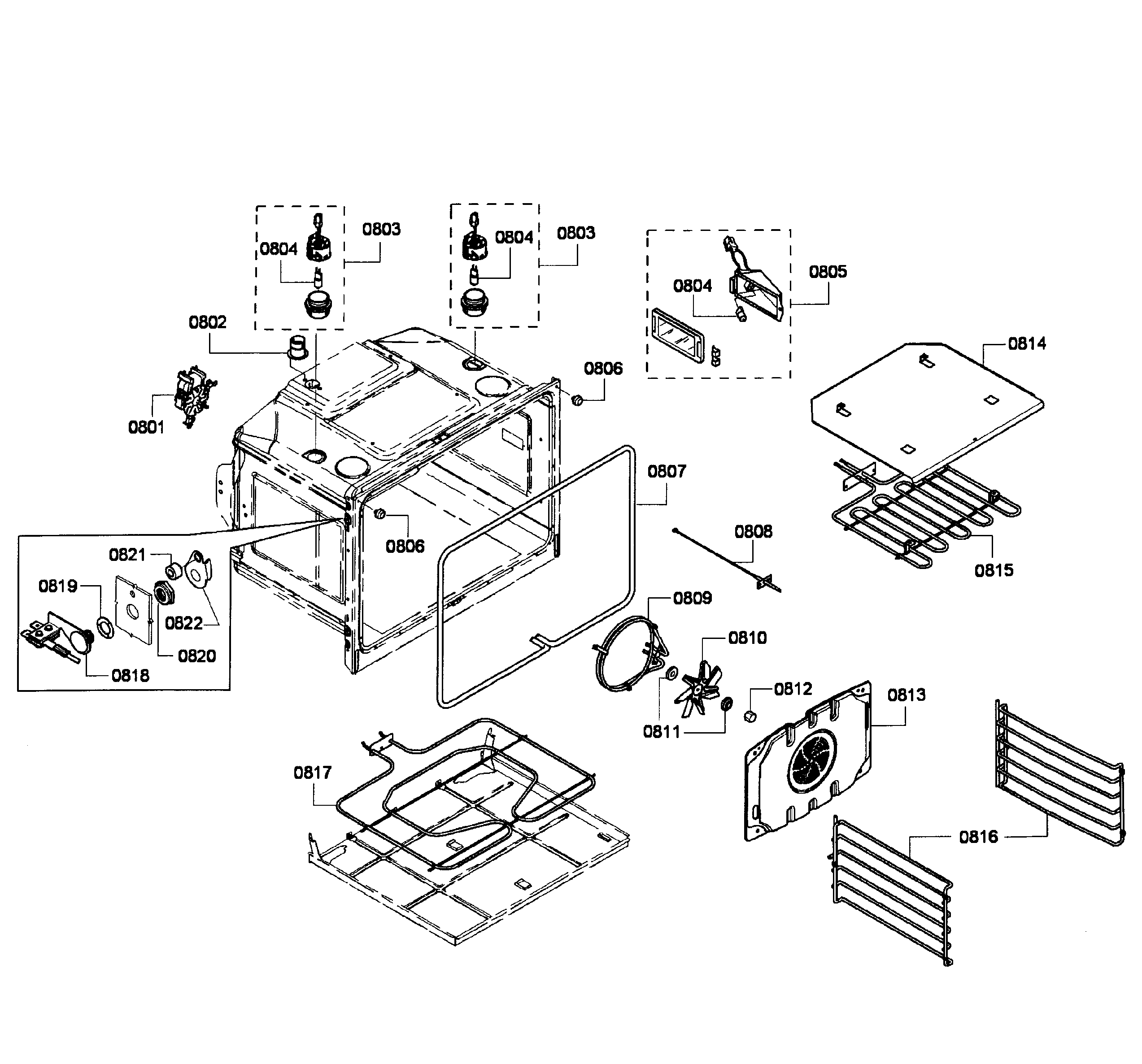 Oven assy