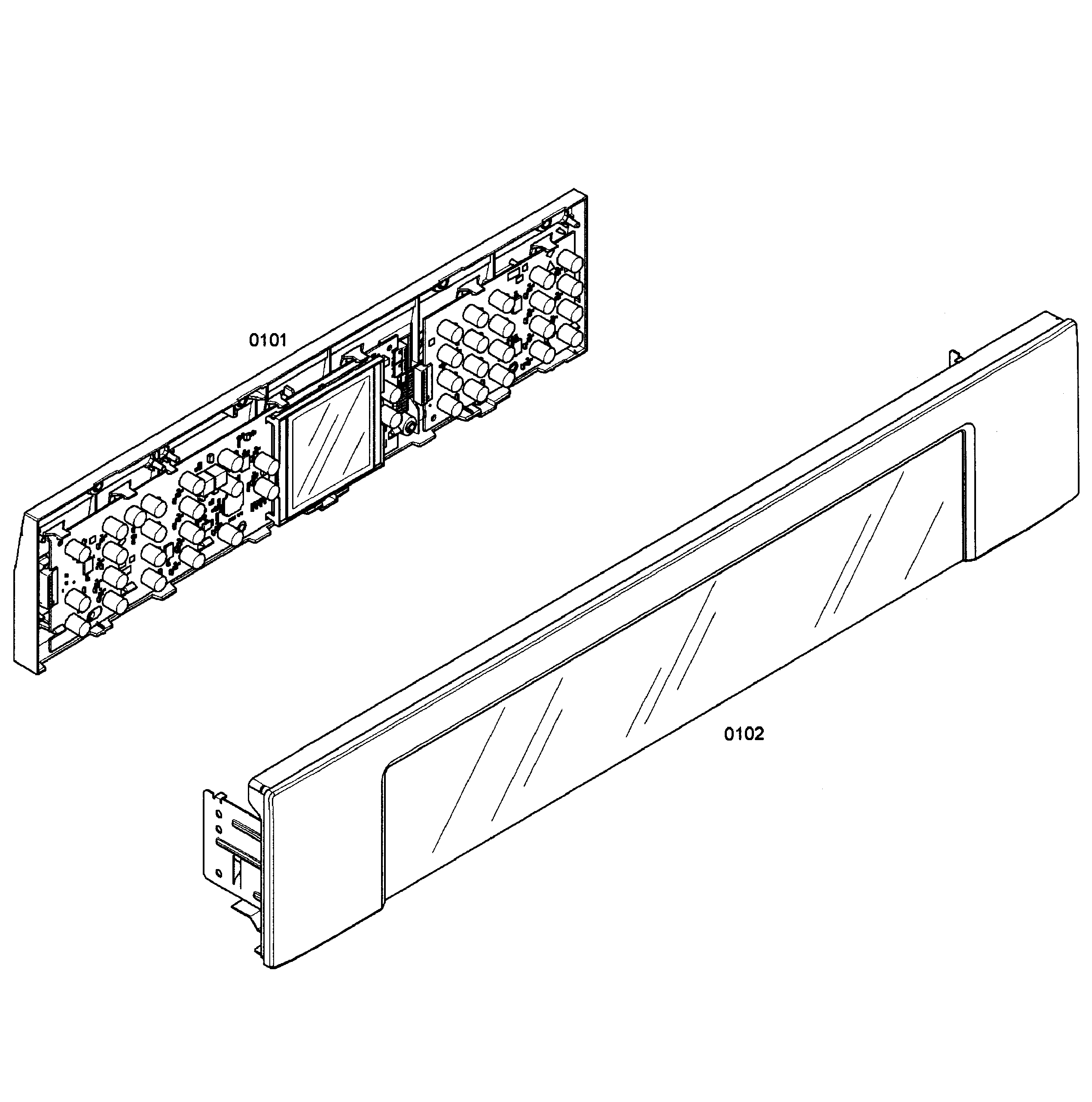 Oven control panel