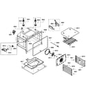 Bosch HBL8750UC/10 oven assy diagram
