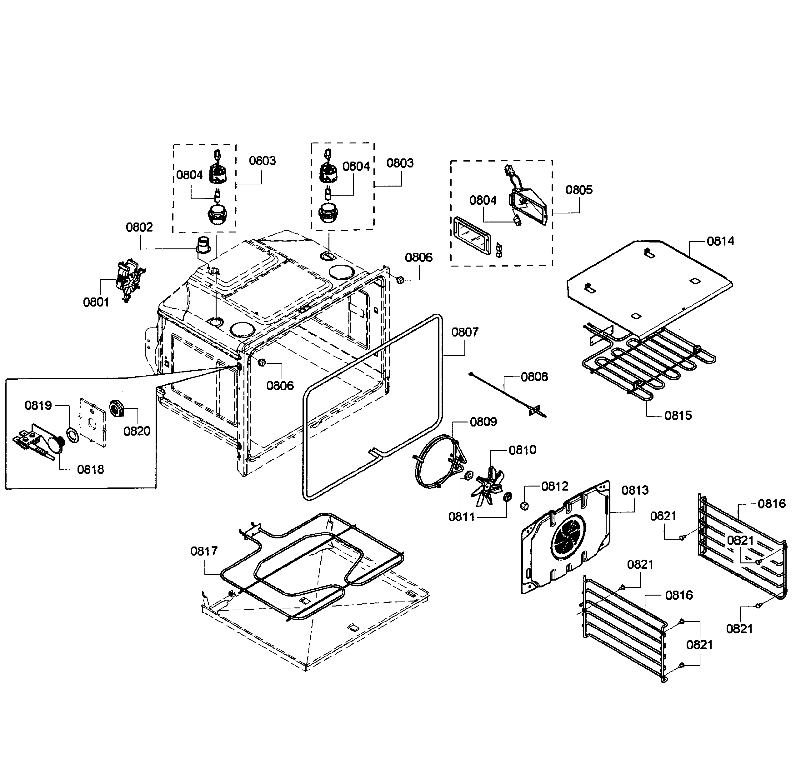 Oven assy