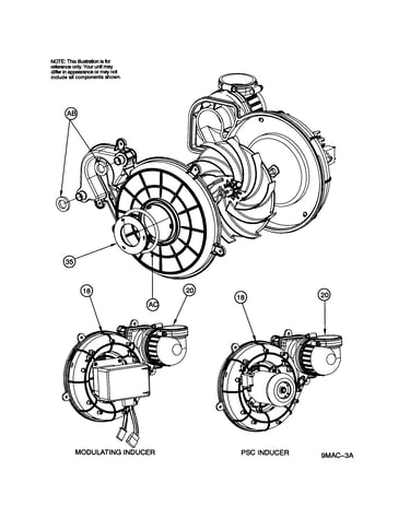 Inducer assy