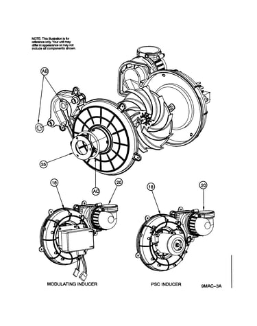 Inducer assy