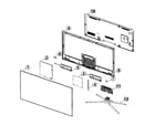Samsung UN46F7100AFXZA-TD01 cabinet parts diagram