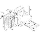 Bosch SHE43P16UC/60 cabinet diagram