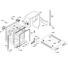 Bosch SHE43P16UC/61 cabinet diagram