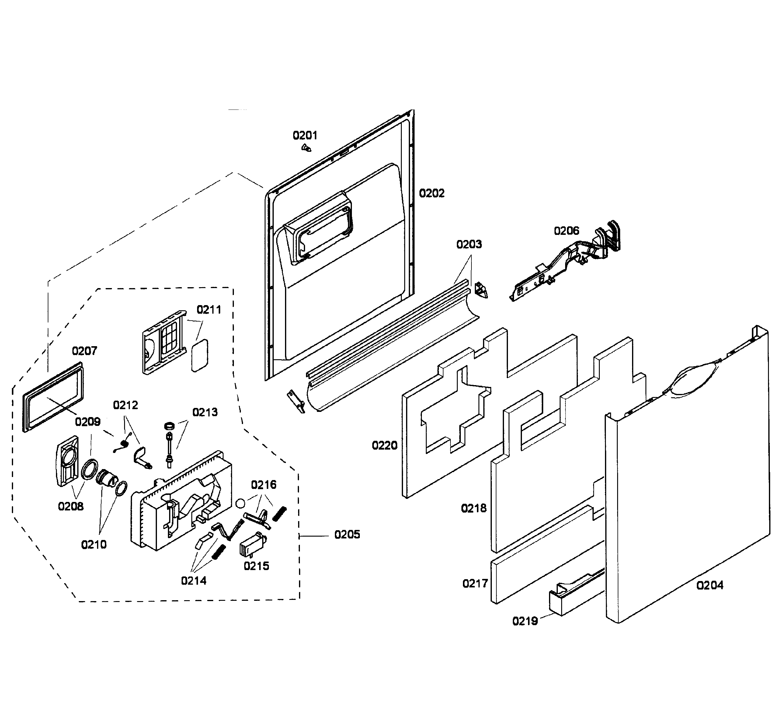 Door assy
