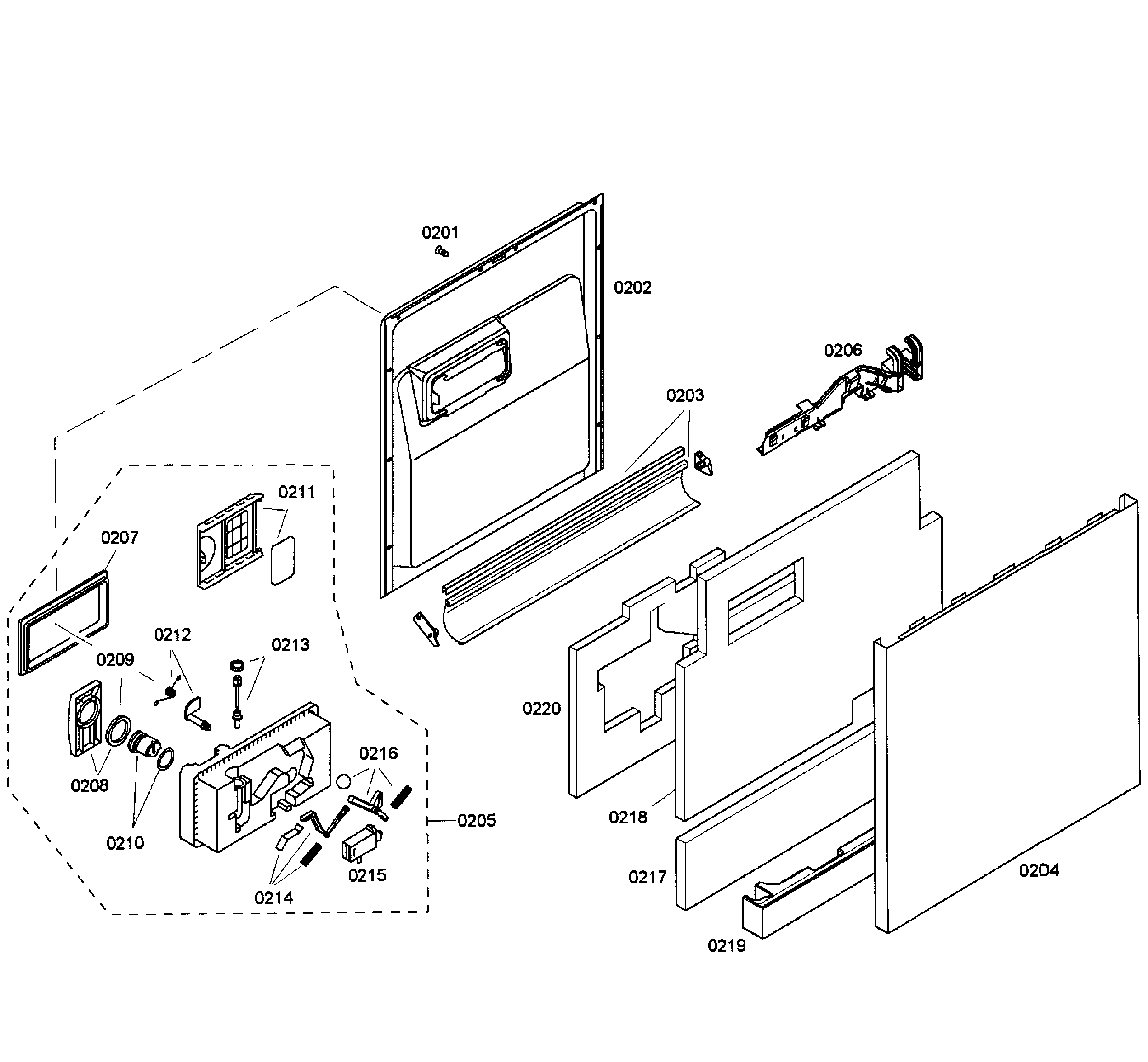 Door assy
