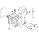 Bosch SHE55P05UC/58 cabinet diagram