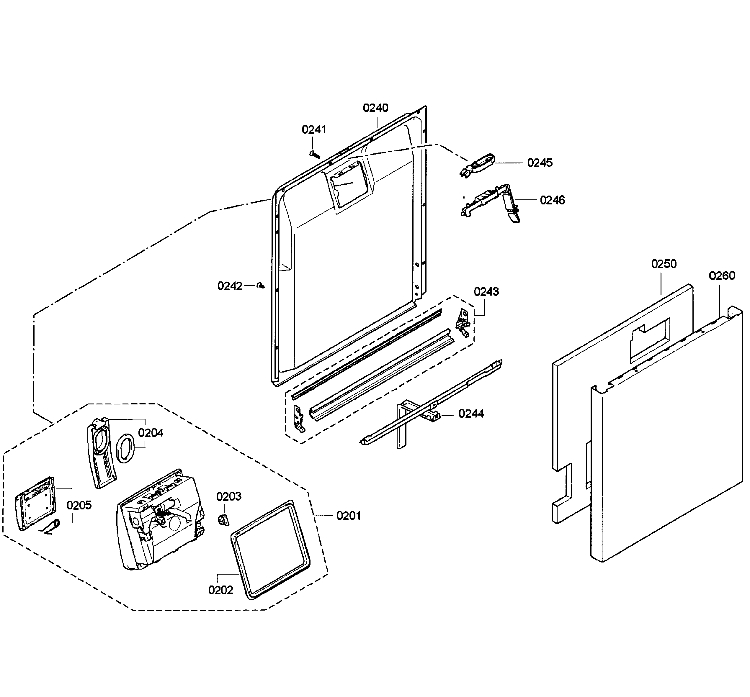 Door assy