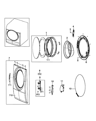 Front/door assy