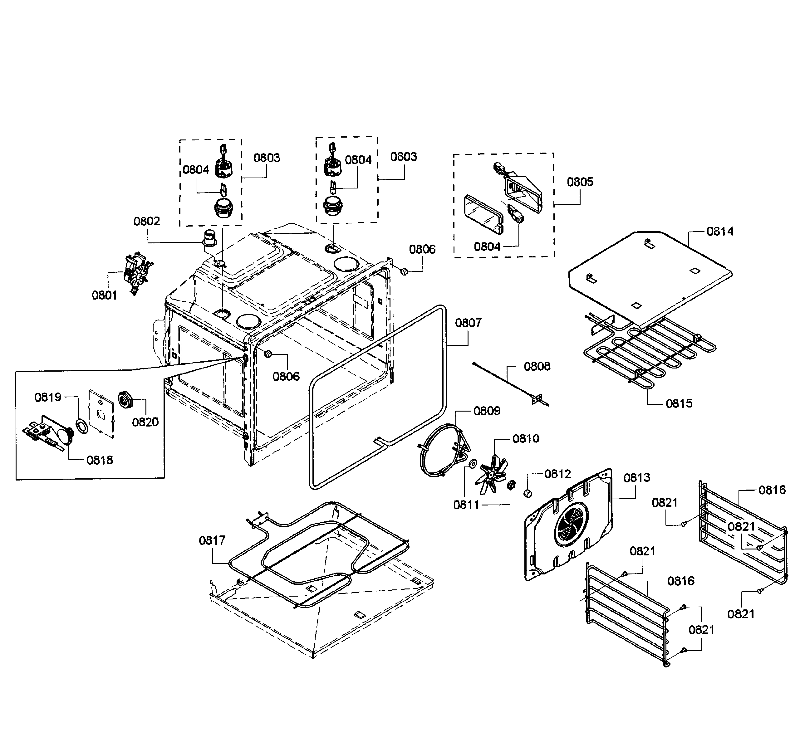 Oven assy