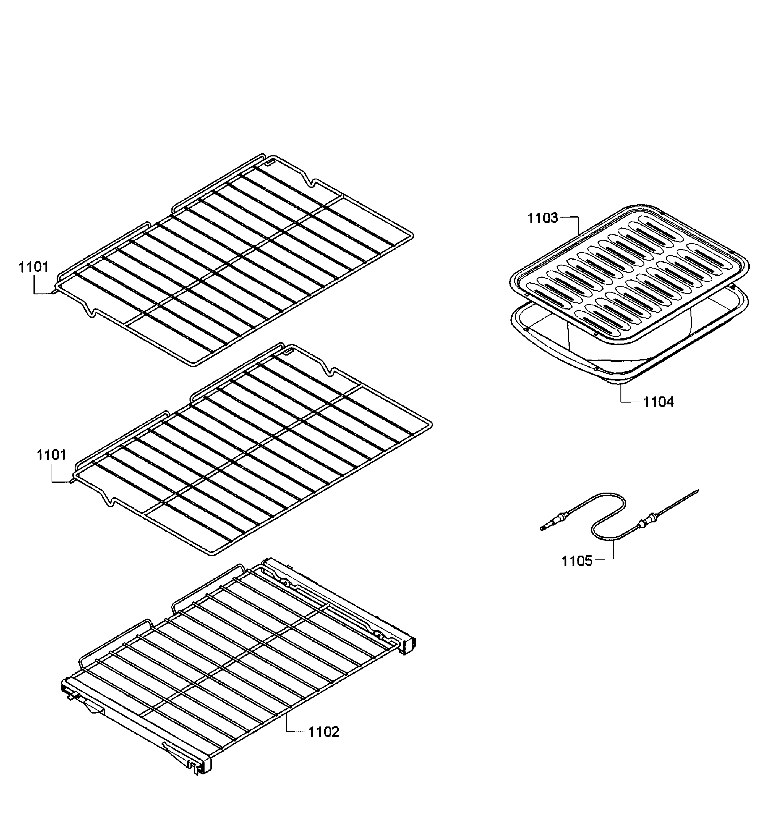 Oven shelfs