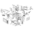 Bosch HMB8020/01 cabinet parts diagram