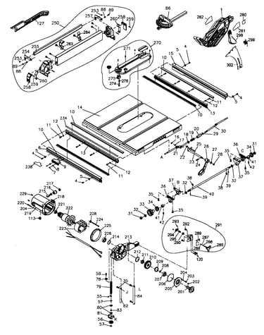 Table assy