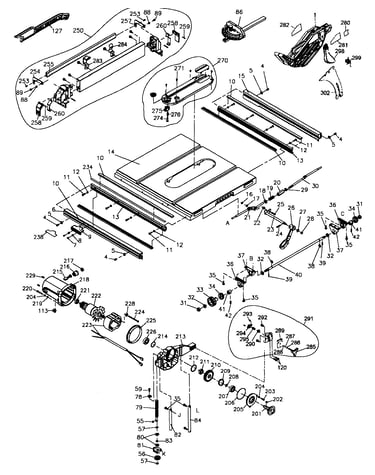 Table assy