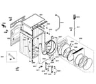 Bosch WFMC4300UC/01 cabinet assy diagram