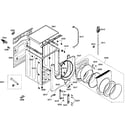 Bosch WFMC4300UC/01 cabinet assy diagram
