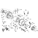 Bosch WFMC4300UC/01 drum assy diagram