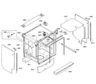 Bosch SGE63E06UC/50 cabinet assy diagram