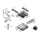 Bosch SGE63E06UC/51 baskets diagram