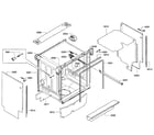 Bosch SGE63E06UC/55 cabinet assy diagram