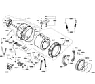 Bosch WFMC220BUC/16 drum assy diagram
