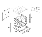 Bosch HBL3360UC/01 cabinet assy diagram