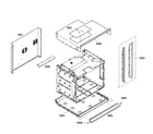 Bosch HBL3360UC/04 cabinet assy diagram
