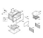 Bosch HBL3360UC/07 oven assy diagram