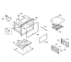 Bosch HBL3360UC/09 oven assy diagram